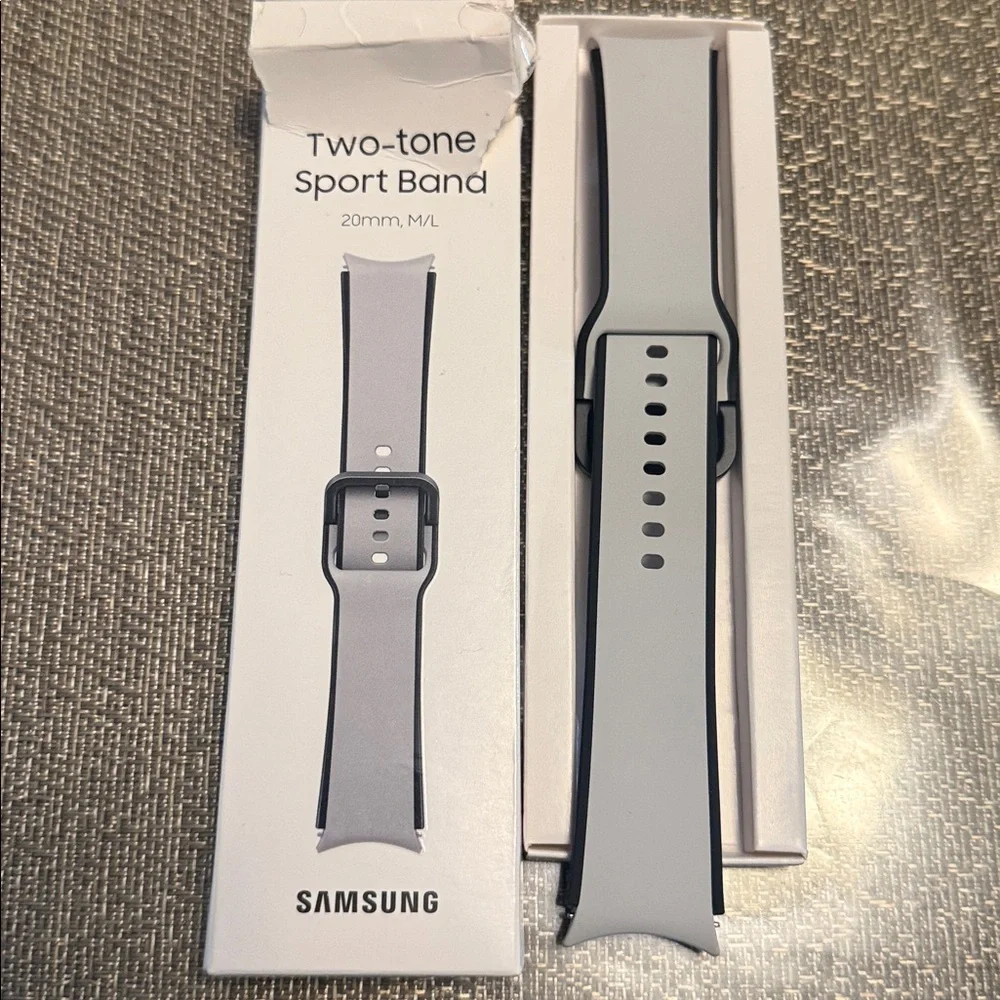 Samsung Two-tone Sport Band - Black and Gray